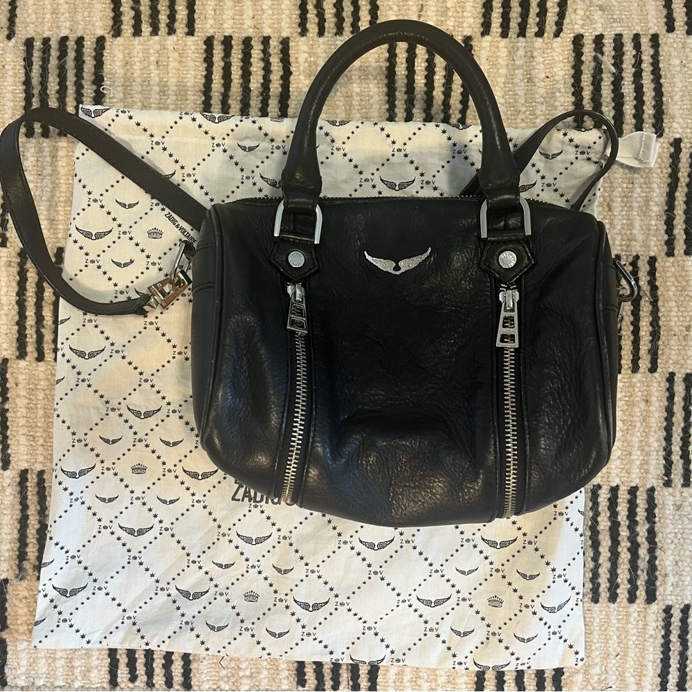 Zadig Voltaire Sunny XS Crossbody Leather Bag Purse